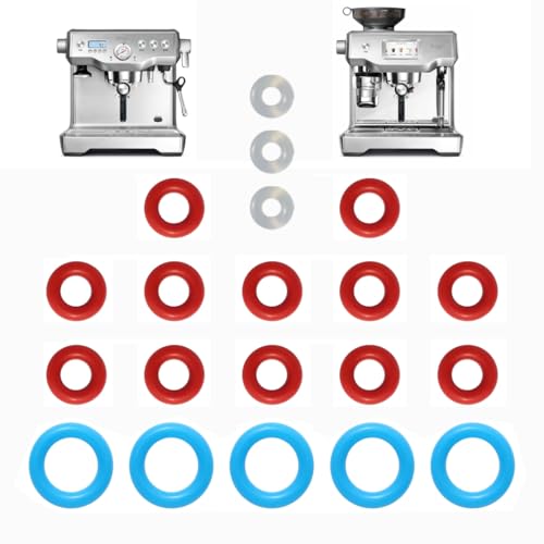 20-Piece O-Ring Set for Sage/Breville Dual Boiler Coffee Machines - Silicone Seals for Hose, Thermal, and Steam Probes SES900 SES920 SES980