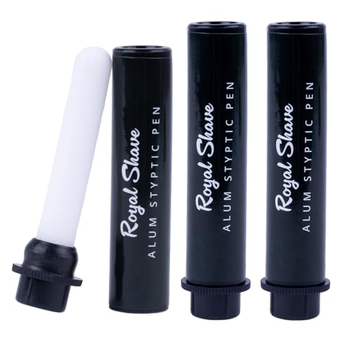 Alum Styptic Pen - Styptic Alum Stick for Post Shaving Irritation & Heals Accidental Cuts (0.35 oz) (3 PACK)