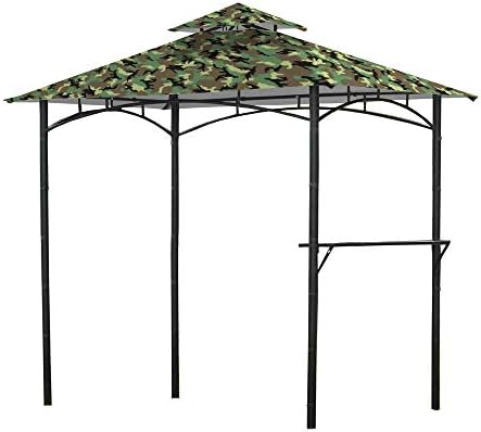 Garden Winds Replacement Canopy for Mainstays Grill Shelter Gazebo - Standard 350 - Camo Green