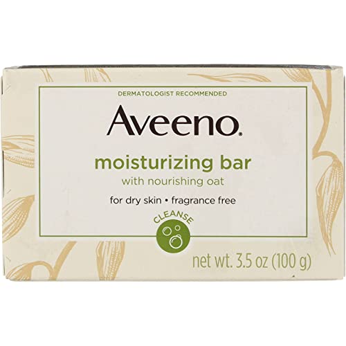 Johnson & Johnson 3623 Aveeno Moisturizing Bar, Fragrance Free, Pack of 24