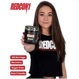 REDCON1 Breach BCAAs, Tiger's Blood - Keto Friendly + Sugar Free Essential Amino Acids for Recovery - Contains BCAAs L-Leucine, L-Isoleucine & L-Valine (30 Servings)