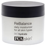 PCA SKIN ReBalance Daily Face Moisturizer, Creamy Facial Moisturizer for Oily Skin, Combination, Normal, and Sensitive Skin, 1.7 fl oz Jar