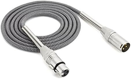 Sewell Premium XLR Microphone Patch Cable, 50 ft, Pure Copper, OFC, 24k Gold Plated, Flexible, Silverback SW-32835-50