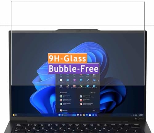 Vaxson Tempered Glass Screen Protector, compatible with Lenovo ThinkPad X1 Carbon Gen 12 14"" Laptop Visible Area Cover Only, 9H Film Protector [Not Full Coverage], Transparent
