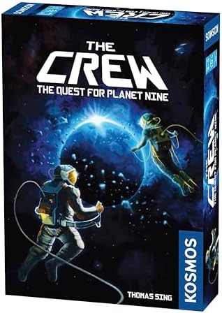 THAMES & KOSMOS The Crew - Quest for Planet Nine | Card Game | Kennerspiel des Jahres Winner | Cooperative | 3-5 Players | Ages 10+ | Trick-Taking | 50 Levels of Difficulty | Endless Replay