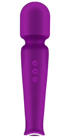 Back Muscle relaxers - Mini - Travel - 8Speeds 20 Modes Back Massager - for Back - Foot - Arm Muscle Relaxation（Purple）