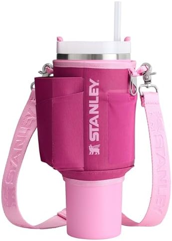 Stanley All Day Quencher Carry All for 40 oz Tumbler with Handle | Crossbody Bag with Phone Holder Pocket, Card Sleeve & Detachable Strap | Water Bottle Carrier Bag | BPA-Free |