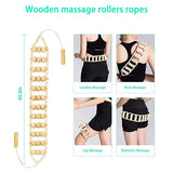 AICNLY 5 Pcs Wood Therapy Massage Tools for Body Shaping, Lymphatic Drainage Massager, Maderoterapia kit, Wooden Massage Roller, Anti-Cellulite Massager, Body Sculpting Tools Set