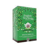 ENGLISH TEA SHOP Organic Sencha Green Tea - 20 Tea Bag Sachets, 30g