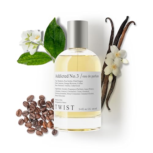 Twist - Addicted No. 3 - Eau De Parfum Inspired by Y. Black Opium. Long-Lasting Perfume For Women, Paraben Free, Vegan, Clean Ingredients, Fragrance - Spray 100 ml | 3.4 fl. oz.