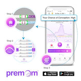 Easy@Home Ovulation Test Strips: 50 Ovulation Predictor kit with 50 Urine Cups | Accurate Fertility Tests for Women with Premom Tracker APP I 50 LH + 50 Urine Cups