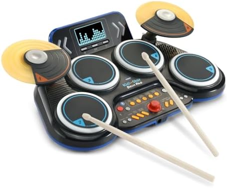 VTech Kidi Star Drum Pad, Black