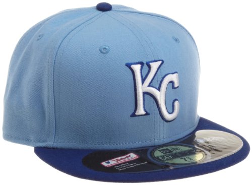 MLB Kansas City Royals Authentic On Field Alternate 59Fifty Fitted Cap, Sky Blue, 7 3/8