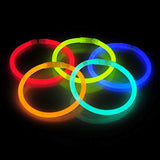 JOYIN Glow Sticks Bulk 400 8" Glowsticks ; Glow Stick Bracelets; Glow Necklaces; Glow in the Dark, July 4th, Christmas, Halloween Party Supplies Pack, Football Party Supplies