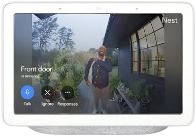 Google Nest Hub (1st Gen) 7-inch Display, 1st Generation (Chalk), GA00516X-GA00515X (Renewed)