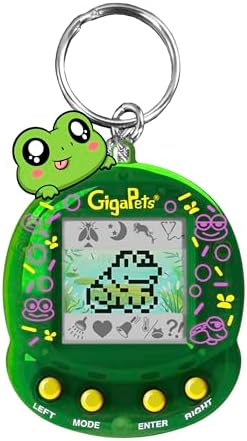 Giga Pet Virtual Pet for Kids Ages 5 and Up, 90s Throwback, Floppy Frog | 25th Anniversary Edition Upgraded Collector’s Edition | Kids Learn to Take Care of a Pet