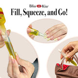 Bliss Kiss Simply Pure Dropper with Refillable Cuticle Squeeze Pen 3-Pack Kit (Crisp, 3-Pens)