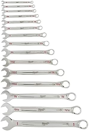 MILWAUKEE'S Electric Tools MLW48-22-9415 Combination Wrench Set - SAE