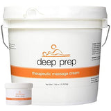Rolyan Deep Prep Therapeutic Massage Cream, 8 oz
