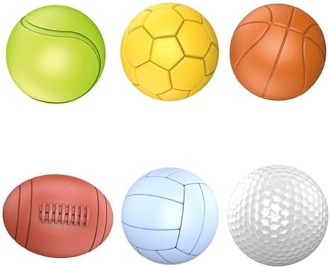 Baby Sensory Balls, Baby Soft Rubber Balls for Toddlers 1-3, Montessori Baby Sensory Toys, Baby Bath Toys 6 to 12 Months, Kids Soccer Ball, Sport & Outdoors Baby Balls, 6 Rubber Balls for Kids