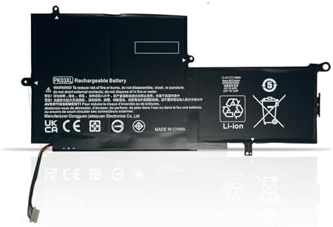 PK03XL HSTNN-DB6S TPN-Q157 789116-005 788237-2C1 Laptop Battery Replacement for HP Spectre Pro X360 G1 G2 Spectre 13-4000 13-4100 13-4200 13-4000nf 13-4006tu 13-4103dx 13-4003dx Series (11.4V 56Wh)