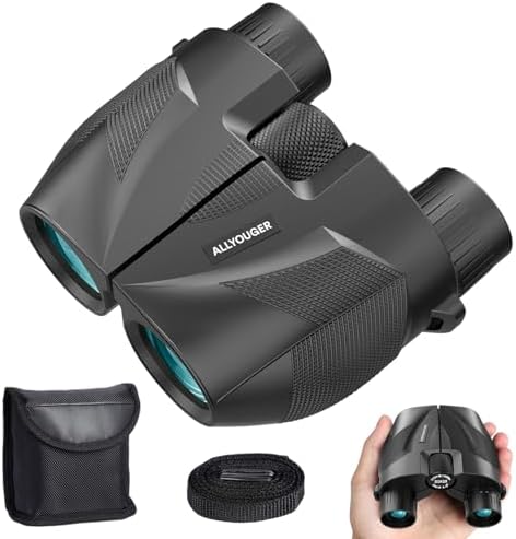 20x25 Compact Binoculars for Adults High Powered and Kids,Waterproof Binoculars for Bird Watching with Low Light Vision,Easy Focus Binoculars for Travel Outdoor Hunting