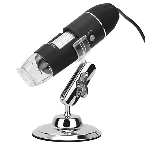 Digital Microscope Camera HD Handheld Microscope with Bracket for Small Object Recognition
