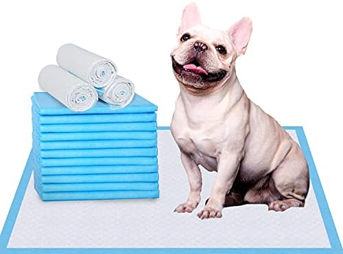 IMMCUTE Puppy Pee Pads 22"x23"-100 Count | Dog Pee Training Pads Super Absorbent & Leak-Proof | Disposable Pet Piddle and Potty Pads for Puppies | Dogs | Doggie| Cats | Rabbits