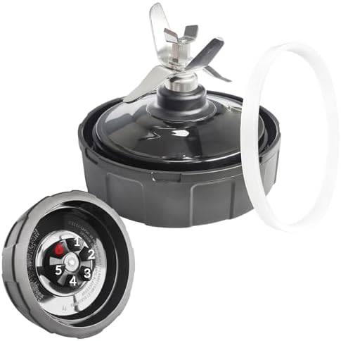 6 Fins Blender Blades Replacement for Nutri Ninja iQ 900 Watts BL480 BL480D BL450-70 BL451-70 BL454-70 BL455-70 and 1000W BL480-70 BL481-70 BL482-70 More