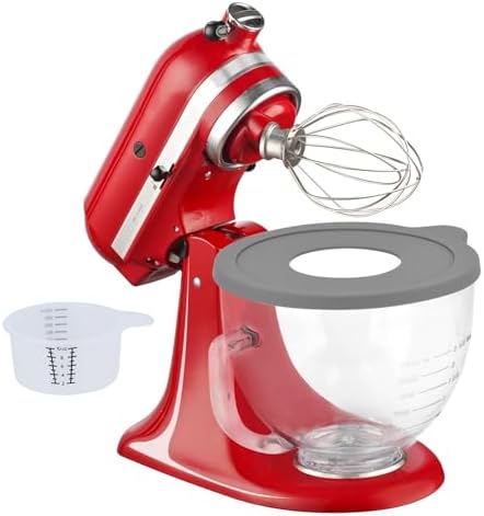Glass Bowl Covers for KitchenAid 5 Quart Tilt-Head Stand Mixers Bowl Covers Lid,1 Pack