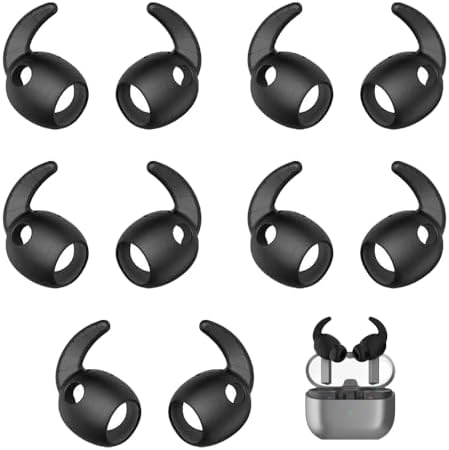 5 Pairs Ear Hook Compatible with Samsung Galaxy Buds 3 Pro, Silicone Earbud Covers for Samsung Galaxy Buds 3 Pro, Comfortable Fit
