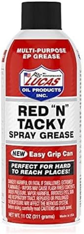 Lucas Oil Red N Tacky Aerosol Spray, 1 ouce (Pack of 4)