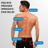 PSO-RITE Psoas Muscle Release and Deep Tissue Massage Tool - Psoas, Back, Hip Flexor Release Tool, Psoas Massager, self Massage, deep Tissue, Muscle Tension - Bora Teal Blue