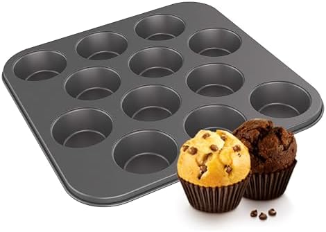 Ninja 12 cup Muffin Pan, Medium, Grey