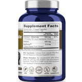 NusaPure Choline & Inositol 1000mg - 200 Veggie Caps (100% Vegetarian, Non-GMO) Bioperine