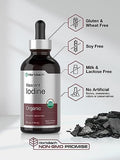 Nascent Iodine | 325mcg | 4oz | Organic Liquid Supplement | Vegan, Non-GMO & Gluten Free Vitamin | by Horbaach