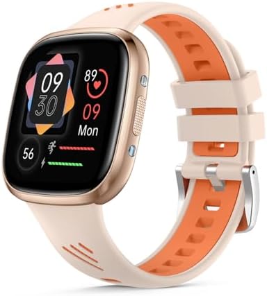 Smart Watches for Women, Fitness Tracker Smartwatch for Android/iPhone Compatible,1.72" HD IP68 Waterproof Womens Watch with Blood Pressure Monitor, Calls and Messages/Heart Rate/Sleep/Female Cycle