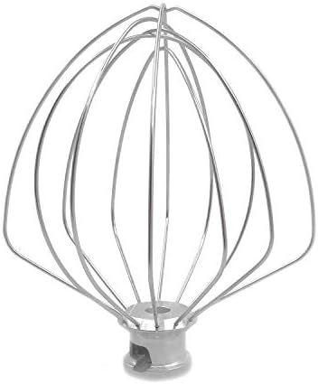 KN256WW 6 QT Wire Whip Stainless Steel for KitchenAid Stand Mixer Accessory Replacement, Egg Cream Stirrer, Cakes Mayonnaise Whisk