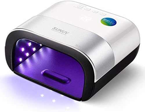 SUNUV SUN3 Professional UV Light for Gel Nails, 48W LED Nail Lamp for Gel Polish with 4-Timer and Sensor, 39 PCS LED Beads, UV Dryer for Salon Home Gift for Woman Mom Girl