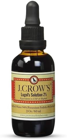 J.Crow's Lugol's Solution of Iodine 2% 2oz (1 Bottle)