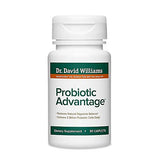 Dr. David Williams' Probiotic Advantage Supplement with 7 Unique Strains and Patented Technology to Deliver Probiotics Alive (30 Caplets)