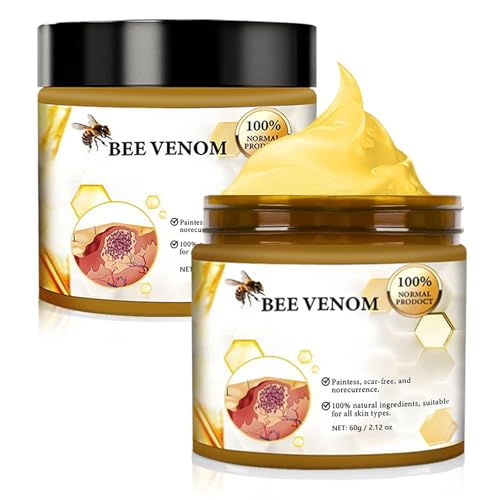 2PCS Bee Venom Cream, Bee Venom Skin Treatment Cream for Women, Bee Venom for All Skin Types
