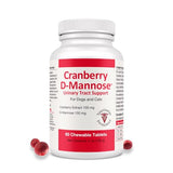 Pet Health Solutions Cranberry D-Mannose Urinary Tract Support - Bladder Health Supplement for Dogs and Cats - 60 Tablets