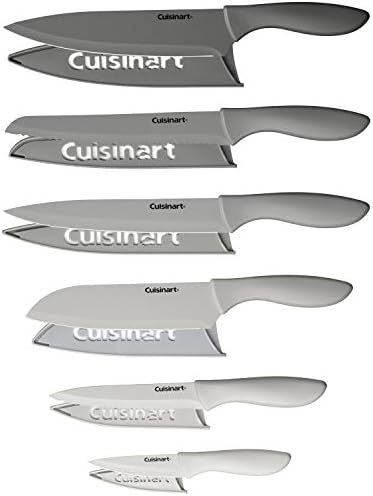 Cuisinart Advantage 12-Piece Gray Knife Set with Blade Guards C55-12PCG