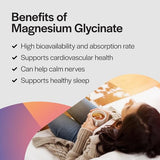 PureFormulas Magnesium Glycinate 100 mg Daily Support for Stress, Nerves, Sleep, Muscles, Metabolism Pure Magnesium Glycinate Supplement for Women and Men Magnesio Glycinate Non-GMO 120 Tablets