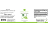 Antler Farms - 100% Pure New Zealand Beef Liver, 180 Capsules, 500mg - Grass Fed, Cold Processed Supplement, Pure and Clean rBGH Free, No Fillers or Additives