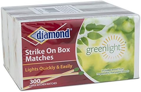 Diamond Greenlight Strike on Box Matches, 300 Count, 3 Pack