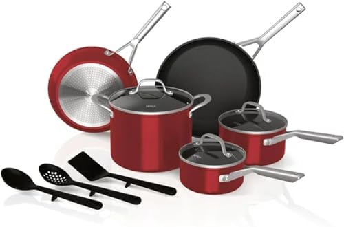 Ninja Foodi NeverStick 11-Piece Cookware Set, Guaranteed To Never Stick, C19600