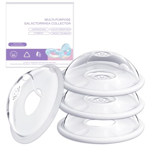 Breast Shells for Sore Nipple and Breast Feeding, Nursing Cup（4 Packs）,Milk Saver, No More Wasted Milk or Wasteful Breast Pads, PBA Free.