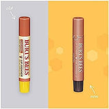 Burt's Bees Shimmer Lip Tint Set, Mothers Day Gifts for Mom Tinted Lip Balm Stick, Moisturizing for All Day Hydration with Natural Origin Glowy Pigmented Finish & Buildable Color, Caramel (4-Pack)